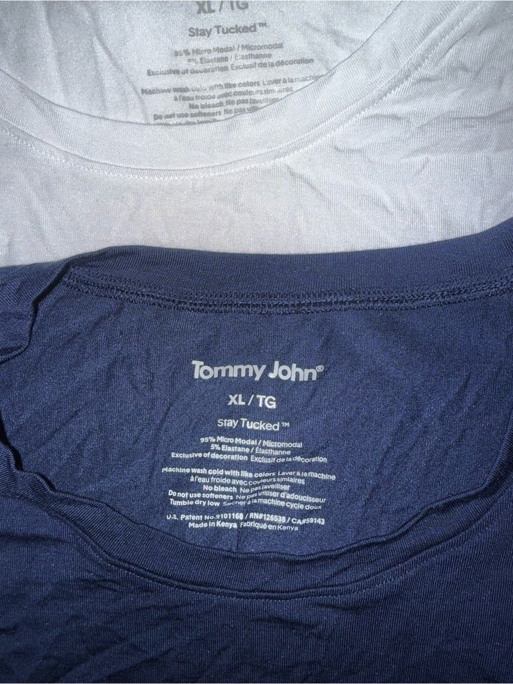 Tommy John Second Skin Tucked Crewneck Undershirts - Picture 2 of 2